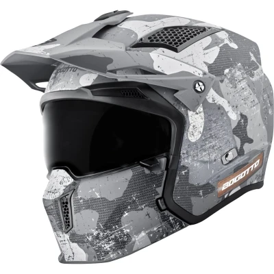 Afbeelding van Bogotto Radic Camo 22.06 Helm, wit, afmeting M voor man