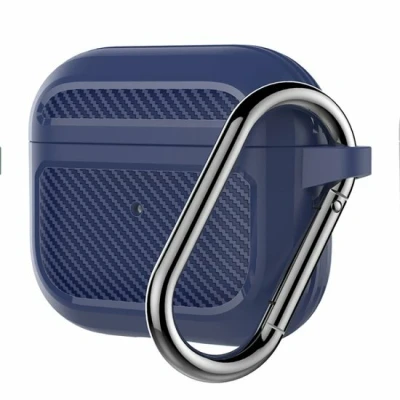 Afbeelding van AirPods 3 hoesje TPU Shock series Blauw bescherming voor uw Optimale jouw