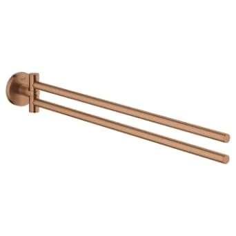 Afbeelding van Grohe Essentials 2 lids handdoekhouder warm Sunset Geborsteld