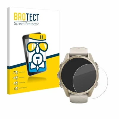 Afbeelding van BROTECT Glas Screen Protector voor Garmin Fenix 8 (43 mm) Schermbeschermer [9H Hardheid, Beschermglas Folie niet Gehard Glas]