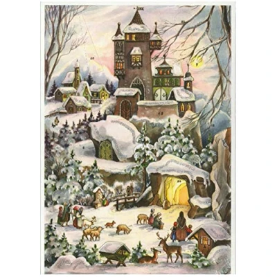 Afbeelding van A4 Adventskalender Bij het Kasteel
