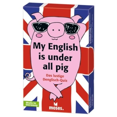 Afbeelding van moses. Verlag GmbH MOS90276,My English is under all pig: Das lustige Denglish Quiz,Meerkleuren