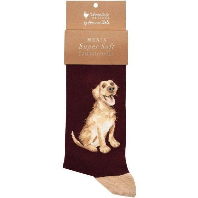 Afbeelding van Wrendale Herensokken Labrador &#039;Good as Gold&#039; Men&#039;s Socks Sokken Hond