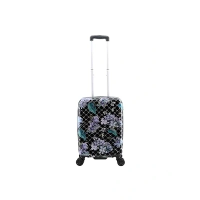 Afbeelding van ELLE Harde Koffer / Trolley Reiskoffer 55 cm (S) Floret Zwart