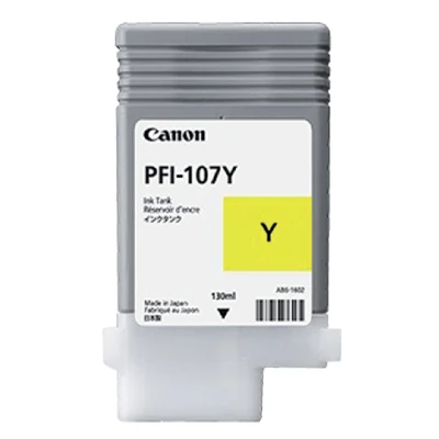 Afbeelding van Canon PFI 107Y Inktcartridge Geel
