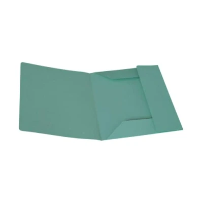 Afbeelding van Alevar Map met 3 kleppen van Manilla karton, 150 g, 100% gerecycled papier, formaat 25 x 33 cm, kleur groen, verpakking 50 stuks