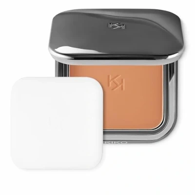 Afbeelding van KIKO Milano matte Fusion Pressed Powder 03 Compact poeder met natuurlijk finish