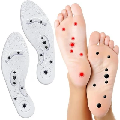 Afbeelding van Magnetische Gelzolen Orthopedische Inlegzolen Pijnonderdrukking Inlegzooltjes Gel Zooltjes