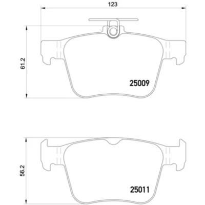 Afbeelding van Brembo Remblokset P 85 124