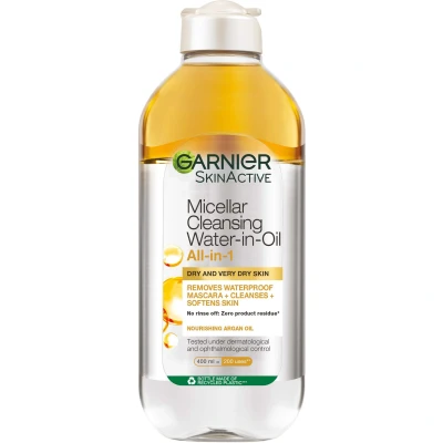 Afbeelding van Garnier Skin Active Micellar Cleansing Water in Oil Dry &amp; Very (400 ml)