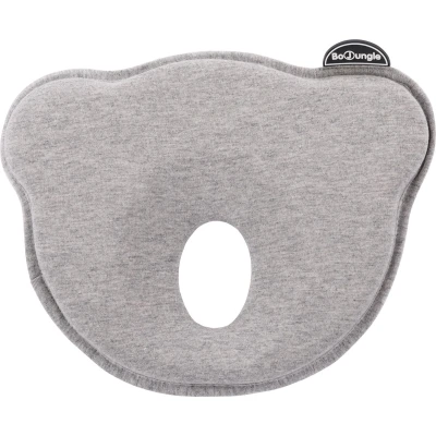 Afbeelding van Bo Jungle B Cosy Jersey Grijs Ergonomisch Hoofdkussentje B800310