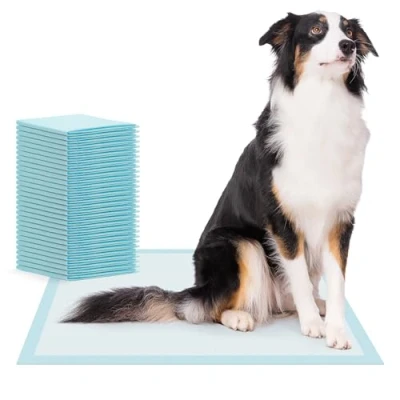 Afbeelding van 150x ARNOMED puppy pads, accessoires, 5 laags trainingspads voor honden in 90x60cm, lekvrije plasmatten honden, absorberende puppytoilet, hondenaccessoires kleine