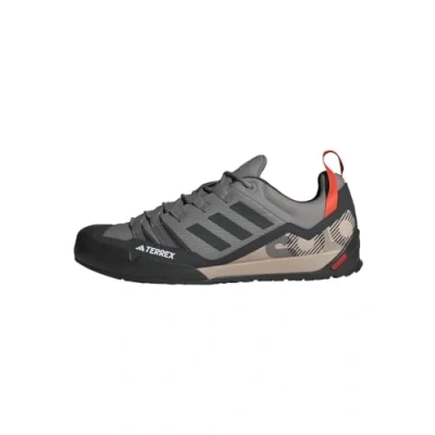 Afbeelding van Adidas Terrex Swift SOLO 2.0 Hiking Sneakers laag, Heren, Maat: 37 1/3, Ch solid grey/carbon/wonder beige Kunststof/ textiel