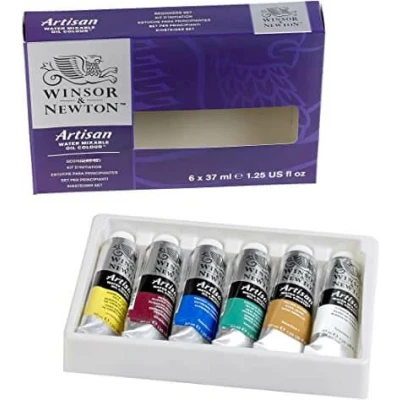 Afbeelding van W&amp;N Winton Artisan Begin Olieverf Set 6 delige 37ML