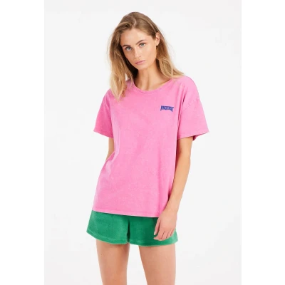 Afbeelding van Protest Shortsleeve Tshirt print, Dames, Maat: Small, Smoothie pink