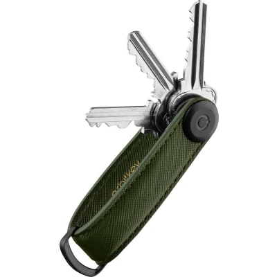 Afbeelding van Orbitkey Sleutelhanger Leer Olive