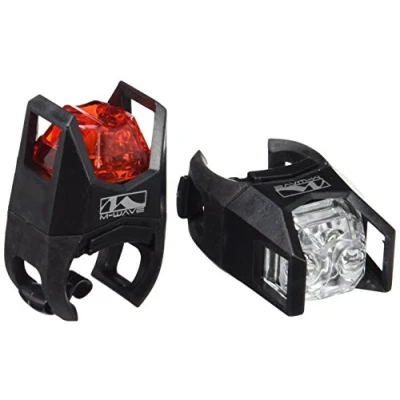 Afbeelding van M Wave Hunter Set Koplampen Achter/Voor, 1 LED, 2 Functies Buis