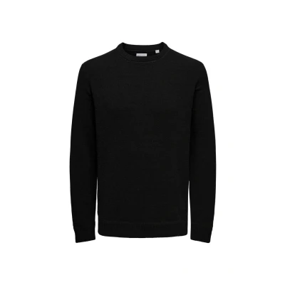 Afbeelding van Only &amp; Sons Regular FIT Sweater, Heren, Maat: Large, Schwarz