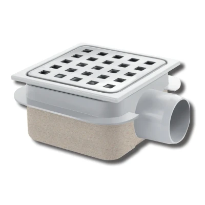 Afbeelding van Van den Berg doucheput 100 x 62 mm abs/rvs zijuitl. Ø 40