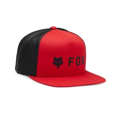 Afbeelding van FOX Absolute Mesh Snapback dop, zwart rood voor man