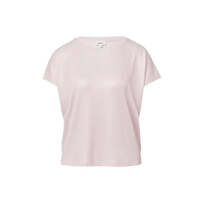 Afbeelding van s.Oliver Tshirt basic, Dames, Maat: 38, Zartrosa