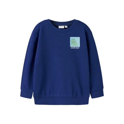 Afbeelding van NAME IT Jongens Nmmvasha Ls Nreg Sweat Unb, Sodalite Blue, 104