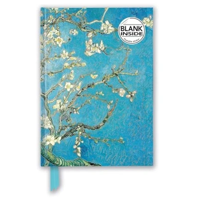 Afbeelding van Vincent van Gogh: Almond Blossom (Foiled Blank Journal): Unser hochwertiges Blankbook mit festem, künstlerisch geprägtem Einband