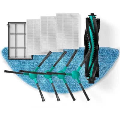 Afbeelding van Robotstofzuiger onderdelen Nedis (HEPA filters, Zijborstels, Dweil, Rolborstel, Primair filter)