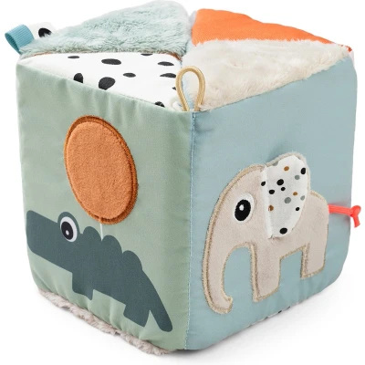 Afbeelding van Done by Deer Fold out sensory cube friends Colour mix