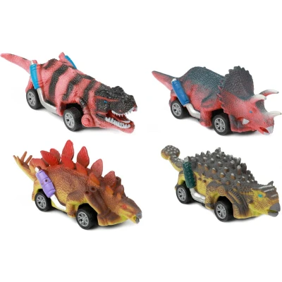 Afbeelding van Toi Toys set a 4 dino auto&quot;;s