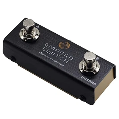 Afbeelding van HOTONE Dual Footswitch Momentary pedaal 2 weg voetschakelaar regelaar Ampero Switch 6,35 mm