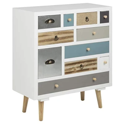 Afbeelding van AC Design Furniture Suwen Commode, B: 70 x D: 32 H: 81 cm, meerkleurig, hout, 1 stuk