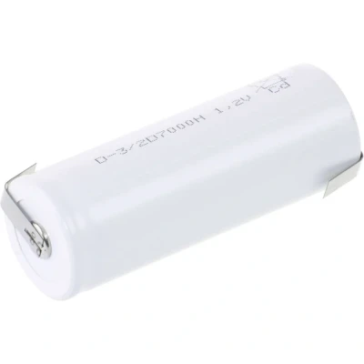 Afbeelding van Mexcel D 3/2D7000H Speciale oplaadbare batterij 3/2 Geschikt voor hoge temperaturen, Flat top NiCd 1.2 V 7000 mAh
