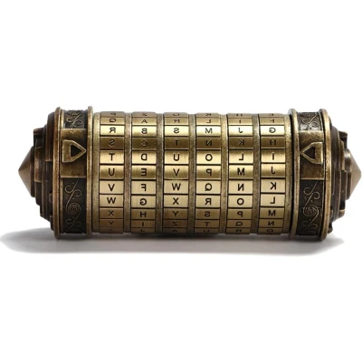 Afbeelding van Mini Cryptex Lock Puzzel Dozen Verborgen compartimenten Brain Teaser Puzzels Vriend en vriendin cadeau