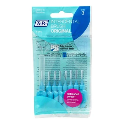 Afbeelding van TePe Tussenruimte borstels 0,6 mm 2 pakketten met elk 8 (16 borstels)