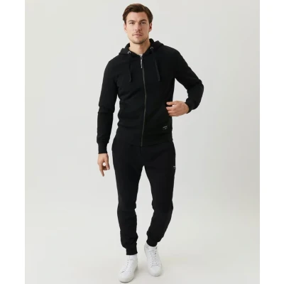 Afbeelding van Vest Björn Borg Men Zip Hood Centre Zwart M