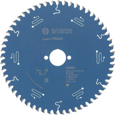 Afbeelding van Bosch Accessoires Cirkelzaagblad expert for Wood 210x30x2.4/1.8x56 T 2608644057
