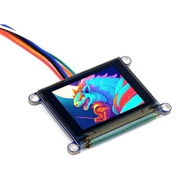 Afbeelding van 1.27inch RGB OLED Module for Raspberry Pi, Arduino, STM32,128x96 Resolution 262K Colors Display Module,Embedded SSD1351 Driver Chip,3/4 wire SPI Communication