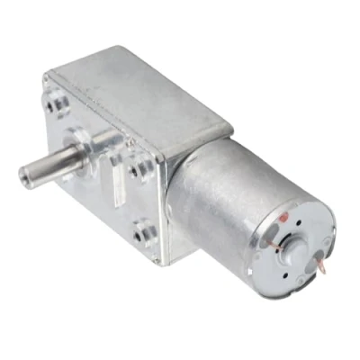 Afbeelding van FTVOGUE 12 V DC motor van metaal, met hoge koppelschroef, turbo, schroeven, reductiemotor (100 omw/min)