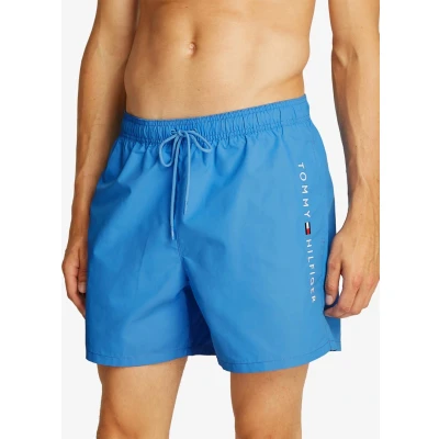 Afbeelding van Tommy Hilfiger Original Drawstring Zwemshorts, Heren, Maat: Small, Blue spell