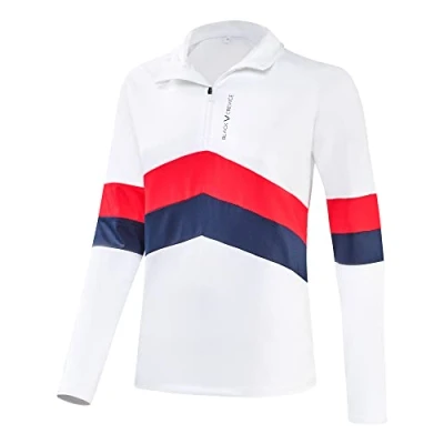 Afbeelding van Black Crevice Dames Zipper functioneel shirt, wit/rood, 46