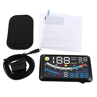Afbeelding van KSTE Head Up Display, 5,5 inch HD OBD2 Auto HUD Speed Overspeed Let op Plug Play