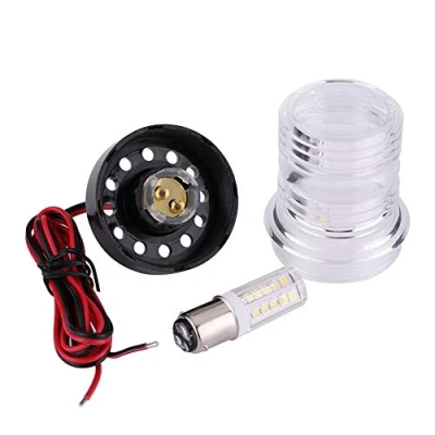 Afbeelding van Marine Boot Anker Licht Jacht Navigatie LED Licht, Alle Ronde 360 12 V Wit Waterdichte Signaal Lamp Arch Lights Cockpit Draagbare Boot/jacht onderdelen en accessoires