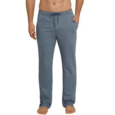 Afbeelding van Schiesser heren Pyjamabroek Mix &amp; Relax Hose Lang&quot;,blauw (Petrol 811)FALSE