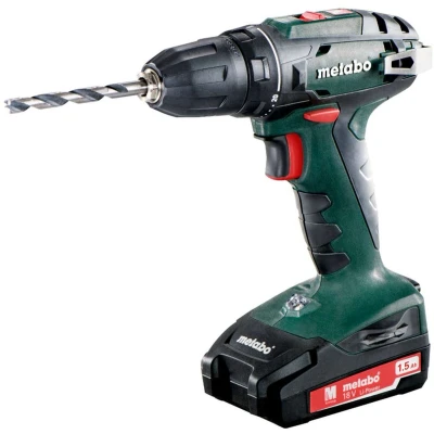 Afbeelding van Metabo BS 18 Accu Boorschroefmachine V 2 x 1.5 Ah Li Power, SC 60 Plus In Koffer 602207550