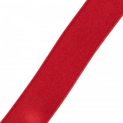 Afbeelding van Prym 982075 satijnen lint 25 mm donkerrood, 100% PES