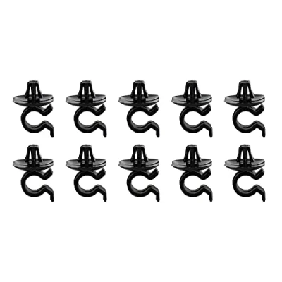 Afbeelding van 10x Zwarte Bonnet Stay Retainer Clips Plastic 792834 6992P3 L61 Compatibel met Citroen C2 C3 C4 C5 Berlingo Peugeot 106 1007 306 407 605 806
