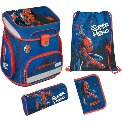 Afbeelding van Scooli Schooltas EasyFit, Spider Man (set, 5 delig)