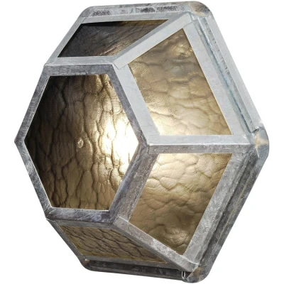 Afbeelding van Konstsmide Castor 533 320 Buitenlamp (wand) Spaarlamp, LED E27 60 W Staal