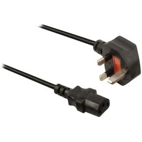 Afbeelding van Valueline Stroomkabel UK plug m IEC 320 C13 3